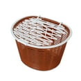 thumbnail image 1 of Rack with Lid Easy to Install Handlebar Bike Basket Front Basket brown, 1 of 9