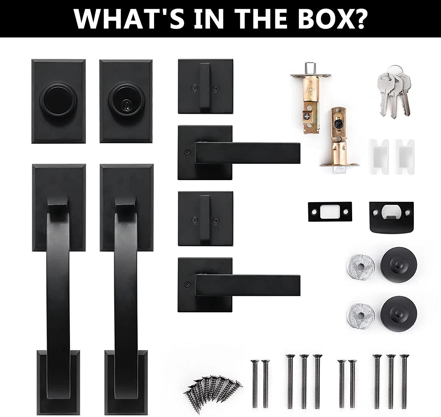 Buy Elevens Front Door Handle Set Double Door Handle Set with Dummy Heavy Duty Double Door Lock