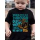 thumbnail image 1 of Summer Fun Boys' T-Shirt with Inspirational 'When You Go Through Deep Waters...' Print - Cute & Comfy Short Sleeve Casual Top, Polyester, 1 of 6