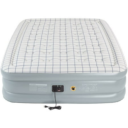 Coleman Queen Double High 120V Built In Pump Airbed ...