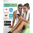 thumbnail image 3 of Body Fat Scale Smart Scale for Weight 0.1lb High Accuracy Digital Bathroom BMI Fat Muscle 17 Composition Analyzer Sync with App LED Display 400lb Black, 3 of 4