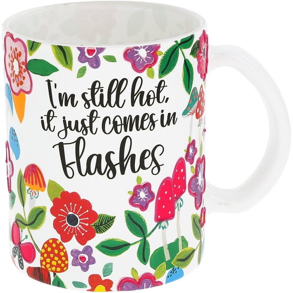 Pavilion Gift Company - Flashes - 18 oz Glass Mug