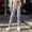 Gray, variant on BVnarty Women High‑Waist Stretchy Jogger Pants With Side Patch Pockets, Cuffed Ankle Sport Trousers For Yoga, Walking And Outdoor Workout Navy M