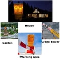 thumbnail image 4 of kurtrusly Lampe de Signalisation Solaire LED Ronde Alarme de Circulation Lumineuse Type E 1Ensemble, 4 of 6