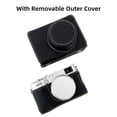 thumbnail image 2 of Portable Camera Protective Case Retro Style Full Camera Case Carry Bag Opening Bottom Design with Shoulder Strap Replacement for Fujifilm X100VI Camera, 2 of 9