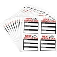 thumbnail image 2 of 150PCS Oil Change Reminder Stickers - Black, Windshield Labels with Date/Mileage Tracking, Static Cling, 2 of 6