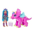 thumbnail image 1 of Cave Club-Coffret avec Poupée Tella-Figurine de Partyceratops et Sons, 1 of 8