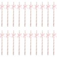 thumbnail image 3 of 30Pcs Creative Bowknot Design Paper Straws Exquisite Bow-tie Straws Birthday Cake Ornaments Party Supplies (Pink), 3 of 4