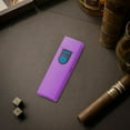 thumbnail image 6 of Taotanxi Electronic Lighter, Smart Electric Lighter, Mini USB Rechargeable Lighter Touch Double-Sided Ignition Windproof Flameless Lighter Lightweight Plasma Lighter with Battery Indicator (Purple), 6 of 6