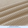 thumbnail image 3 of 2024 Stretch 2-Piece Textured Grid Slipcover Sofa Cover  Gray, 3 of 6