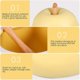 thumbnail image 4 of 2pcs Fruit Shape Ceramic Sugar Bowl Salt Pot Pepper Storage Jar Seasoning Bottle Container Condiment Spice Box Holder for Home Kitchen Countertop, 4 of 5