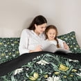 thumbnail image 5 of Homewish Chic Flowers 2pcs Bedding Comforter Set For Kids Teens Adults,Exotic Style Twin Comforter Sets,Retro Vintage Breathable Bedding Set,Ultra Soft Home Decor,Reversible, 5 of 8
