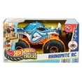 thumbnail image 7 of Hot Wheel RC Monster Trucks Rhinomite in 1:24 Scale, Battery-Powered Remote-Control Toy Truck, 7 of 7