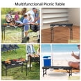 thumbnail image 4 of Mesa plegable de camping Anbte 90x40 cm con red de almacenamiento, 4 of 9