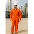 thumbnail image 2 of Classic Safety Work Coverall ? 100% Cotton, 7 oz (Large, Orange), 2 of 2