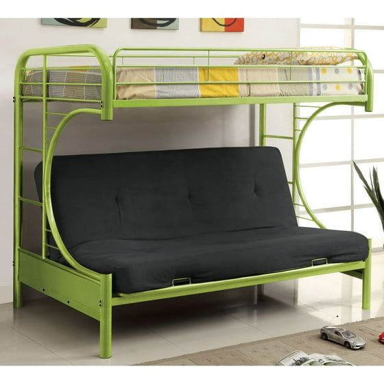 Ravens Contemporary Twin over Futon Bunk Bed