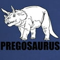 thumbnail image 2 of CafePress - PREGOSAURUS Maternity T Shirt - Maternity Dark T-Shirt, 2 of 3