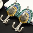 thumbnail image 3 of CIYISON Vintage Peacock Hook Wall Towel Hook for Bathroom Zinc Alloy Coat Hooks Rustproof Hanger Kitchen Hardware Racks, 3 of 18