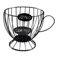 thumbnail image 4 of Pod Holder Storage Cup Creamer Organizer,for Cafe Countertop Decor,Coffee Accessories - Black, 19, 4 of 6