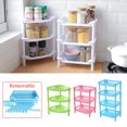 thumbnail image 2 of Organizador de cocina de 3 capas, estante de almacenamiento de artículos diversos ensamblado de plástico de alta calidad, estante de baño, organización del hogar, 2 of 5