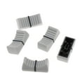 thumbnail image 4 of STARTIST 5 x Plastic Audio Mixer Fader Slider Knob Potentiometer Accessory Light Gray, 4 of 6