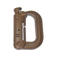 thumbnail image 2 of NIBOLOG Climbing Carabiner Wear-resistant Fine Workmanship High Strength Anti-corrosion High-Hardness Multipurpose Plastic Backpack Shackle Carabiner Hook for Outdoor, 2 of 8