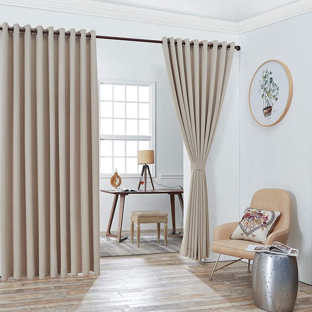 Long Sheer Fabric Warm Home Designs Color: White