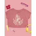 thumbnail image 3 of Religious Symbol Graphic Tee Crop Tee Women's, 3 of 4