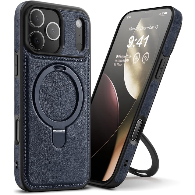 Funda Magnética de Cuero VAUSERDY para iPhone 17 Pro Max