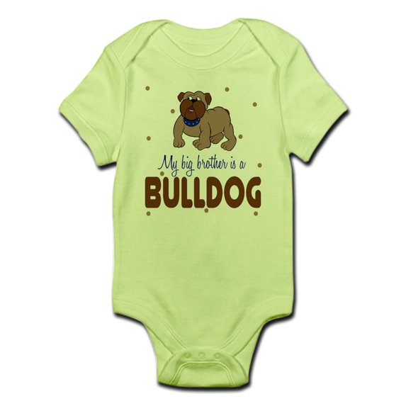 CafePress - Bulldog1 Body Suit - Baby Light Bodysuit