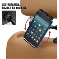 thumbnail image 5 of Soporte para reposacabezas de coche para teléfono o tableta, ajustable para dispositivos de 4 a 12,9", compatible con iPhone 14 Pro Max/14, iPhone 13/13 Pro Max y iPad Air 4/, 5 of 5