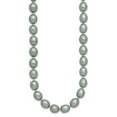 thumbnail image 2 of Auriga Fine Jewelry 14K White Gold 8-9mm Grey Pearl Necklace 20inch for Women, 2 of 4