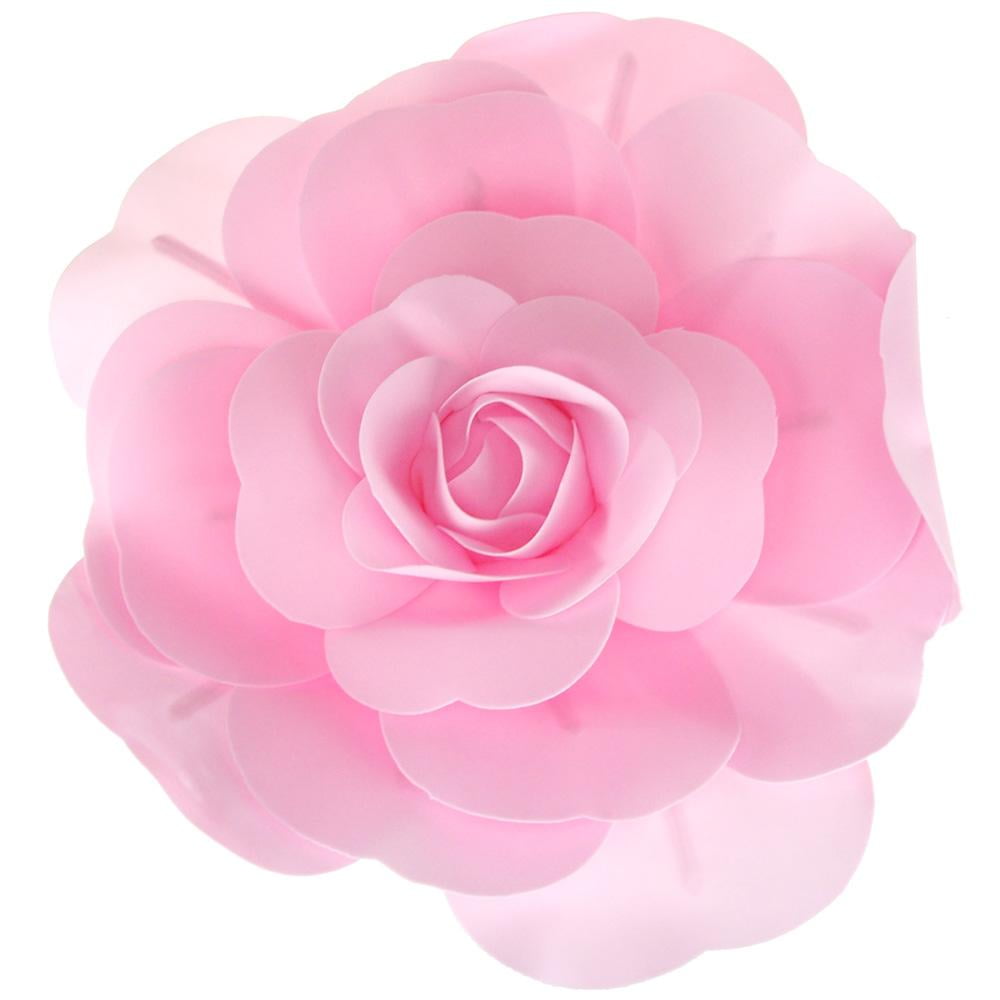 Rose Foam Wall Flower, Light Pink, 19-Inch - Walmart.com