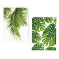 thumbnail image 1 of 2 Unids Tropical Pintura De La Lona Hojas Monstera Planta Cl Decoración De Imagen De perfecl Pintura al óleo moderna de la lona, 1 of 8