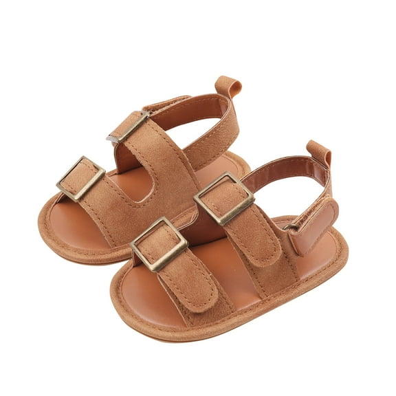Owordtank Baby Infant Boy Girl Sandals Newborn Non-Slip Soft Rubber Sole Sandals for Baby Boys Open-Toe First Walkers Shoes