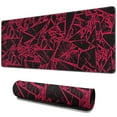 thumbnail image 1 of Boost Gaming Performance with Large Black Red Mouse Pad (31.5x11.8 inch) - Non-Slip Base and Stitched Edge Keyboard Mat for Home Office, 1 of 7