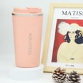 thumbnail image 6 of Aquaphile Double Walled Stainless Steel Insulated Coffee Travel Coffee Mug, Light Pink 17 Oz, 6 of 7