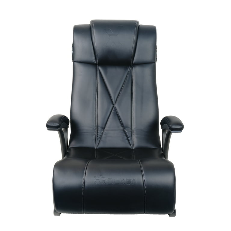  X Rocker SE II Leather Lounging Video Gaming Floor Chair, with  Wireless Audio Transmission, 2 Speakers, Subwoofer, Armrest, Foldable,  5143601, 22.64 x 33 x 35,  Exclusive, Black : Home & Kitchen