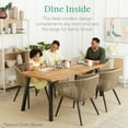 thumbnail image 2 of Mesa de comedor Best Choice Products de madera de acacia para 6 personas, 2 of 7