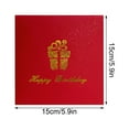 thumbnail image 4 of dajkiuy 3D PopUp Birthday Cards, 1-100 Age Luxury Blowable Light Candle Cake Music Happy Birthday Card Postcards Greeting Cards Gifts for Women Man Mom Kids, 4 of 6