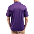 thumbnail image 2 of Men's-Cutter & Buck  Heather Purple Clemson Tigers Forge Alumni Eco Stretch Recycled Polo, 2 of 2