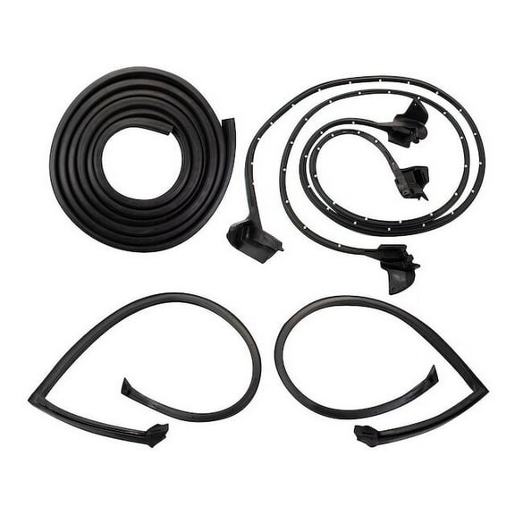 Vehicle Weatherstrip Kit 5 Piece - Compatible with 1982 - 1992 Chevy Camaro 1983 1984 1985 1986 1987 1988 1989 1990 1991