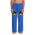 thumbnail image 4 of Boys Cartoon Pants Novelty Eyes Print Blue Soft Elastic Waist Kids Joggers with Pockets Casual Lounge Bottoms for Youth,Size 6 T, 4 of 9