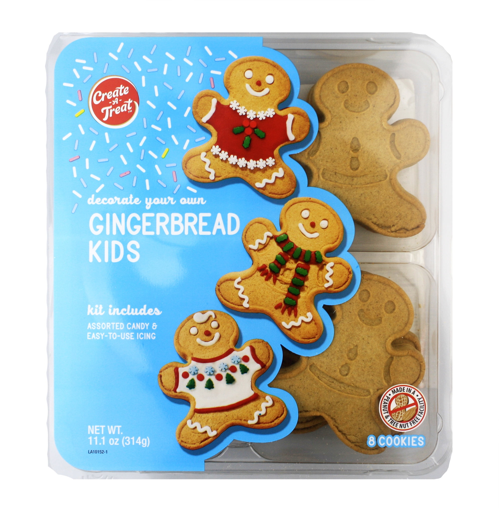 Gingerbread Kids Cookie Decorating Kit