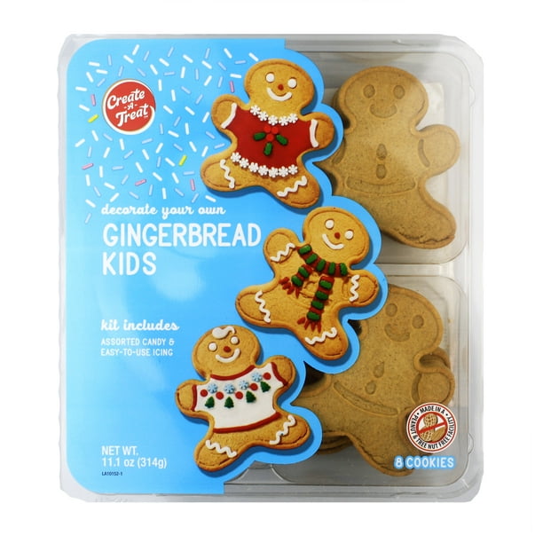 Gingerbread Kids Cookie Decorating Kit