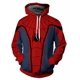 thumbnail image 1 of Otoño popular impresión digital 3D cosplay anime cremallera cardigan sudadera con capucha dolor ropa, 1 of 5