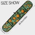 thumbnail image 3 of Yayeee Double Oven Mitt Kitchen Heat Resistant Baking 35" x7" Quilted Glove, Orange Tree Pattern, 3 of 6