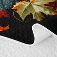 thumbnail image 5 of Erosebridal Pumpkin Variety Bed Spread Queen 3pcs,Fall Harvest Queen Coverlet Set,Dark Green,1 Quilt and 2 Pillowcases, 5 of 7