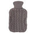 thumbnail image 1 of Rubber Hot Water Bottle, Hot Compress, Pain Relief, Leak Proof, Portable and Safe Bag with Knitted Cover, Grey, 1 of 2
