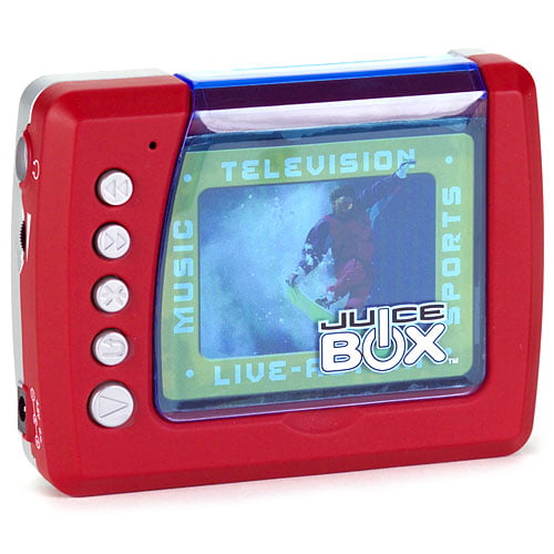 JUICE BOX PERSONAL MEDIA PLAYER RED 